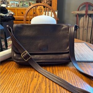Brown Leather Men's Bag